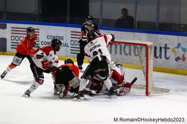 Photo hockey match Rouen - Briançon  le 22/12/2023