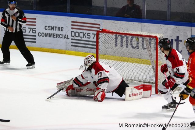 Photo hockey match Rouen - Briançon  le 22/12/2023