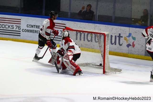 Photo hockey match Rouen - Briançon  le 22/12/2023
