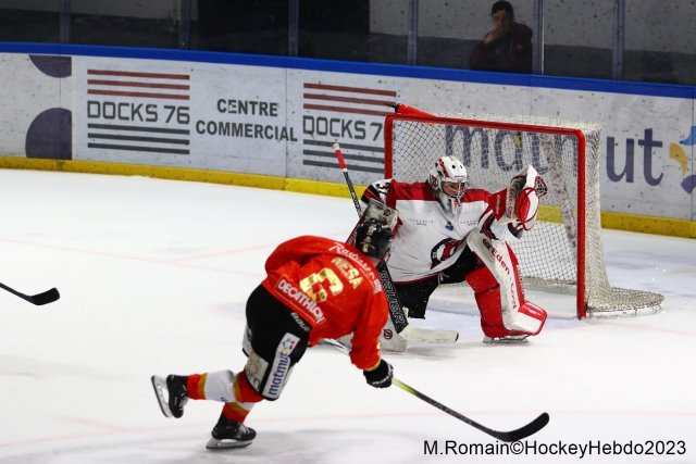 Photo hockey match Rouen - Briançon  le 22/12/2023