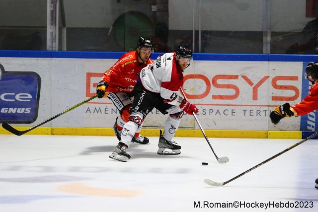 Photo hockey match Rouen - Briançon  le 22/12/2023