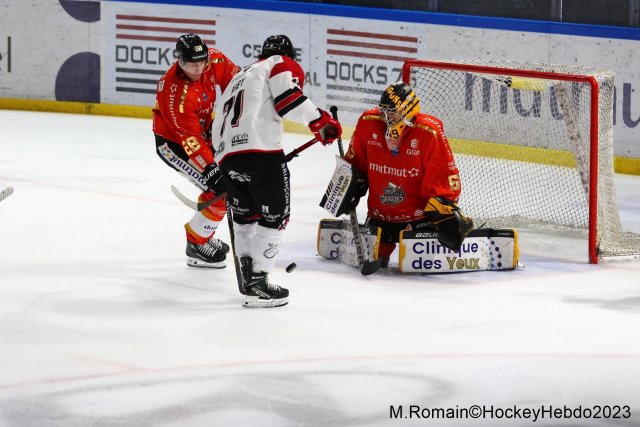 Photo hockey match Rouen - Briançon  le 22/12/2023