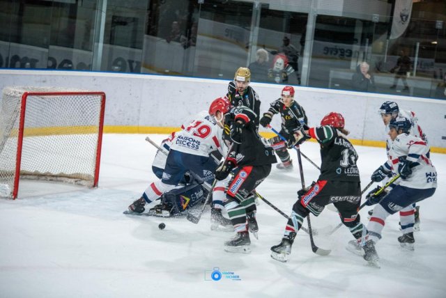 Photo hockey match Mont-Blanc - Caen  le 23/12/2023