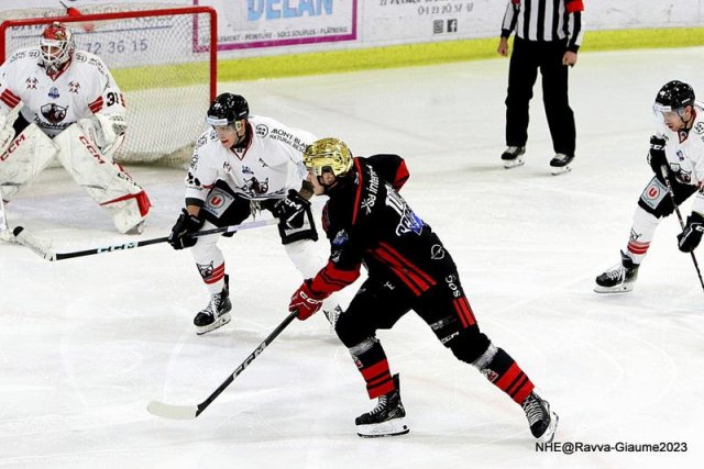 Photo hockey match Nice - Chamonix  le 22/12/2023