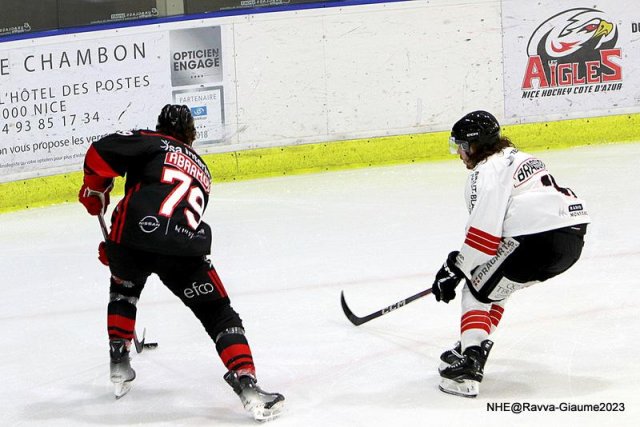 Photo hockey match Nice - Chamonix  le 22/12/2023