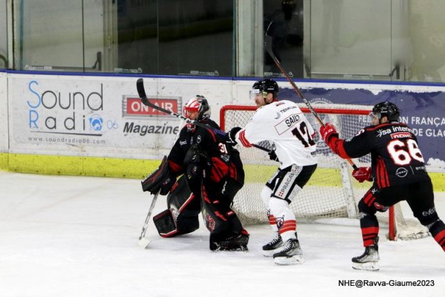 Photo hockey match Nice - Chamonix  le 22/12/2023