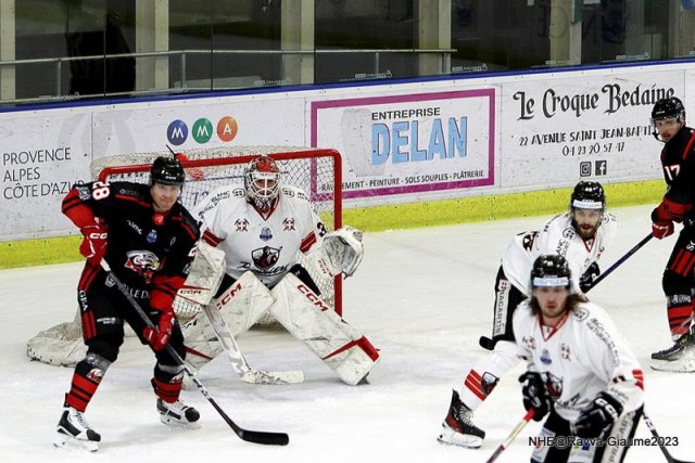 Photo hockey match Nice - Chamonix  le 22/12/2023