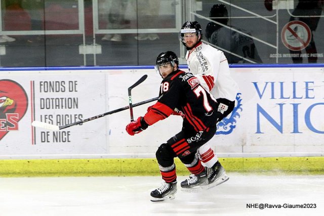 Photo hockey match Nice - Chamonix  le 22/12/2023