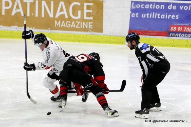 Photo hockey match Nice - Chamonix  le 22/12/2023