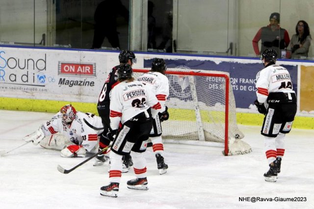 Photo hockey match Nice - Chamonix  le 22/12/2023