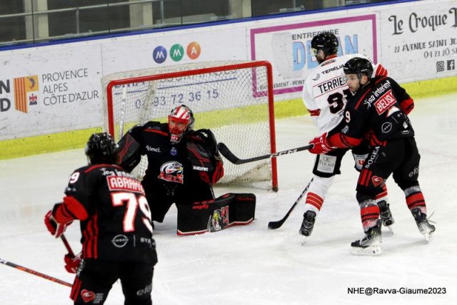 Photo hockey match Nice - Chamonix  le 22/12/2023