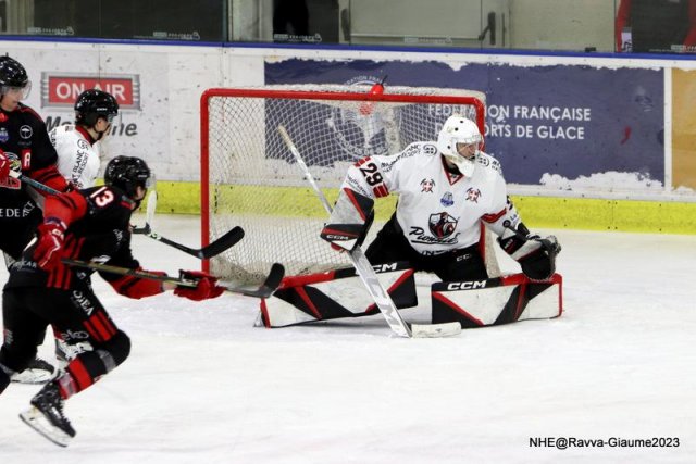Photo hockey match Nice - Chamonix  le 22/12/2023