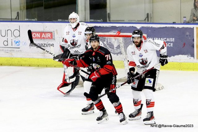 Photo hockey match Nice - Chamonix  le 22/12/2023