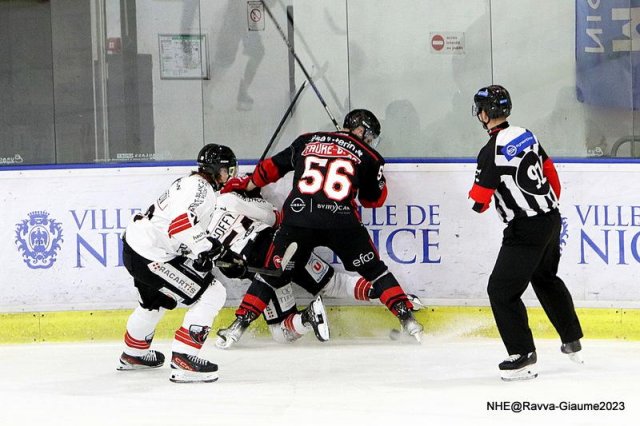 Photo hockey match Nice - Chamonix  le 22/12/2023