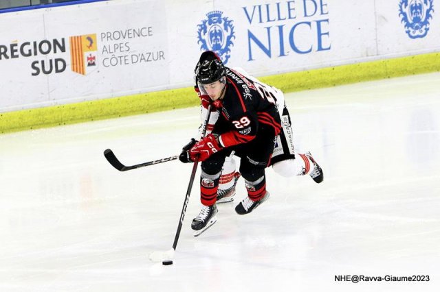 Photo hockey match Nice - Chamonix  le 22/12/2023