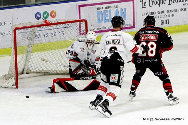 Photo hockey match Nice - Chamonix  le 22/12/2023