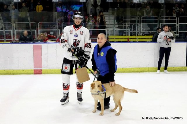 Photo hockey match Nice - Chamonix  le 22/12/2023