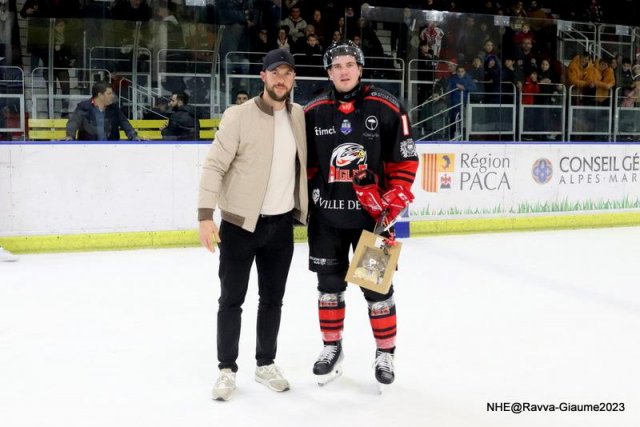Photo hockey match Nice - Chamonix  le 22/12/2023