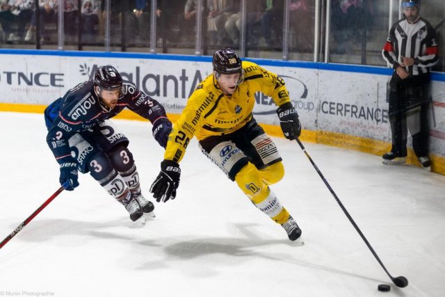 Photo hockey match Angers  - Rouen le 28/12/2023
