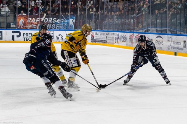 Photo hockey match Angers  - Rouen le 28/12/2023