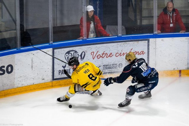 Photo hockey match Angers  - Rouen le 28/12/2023