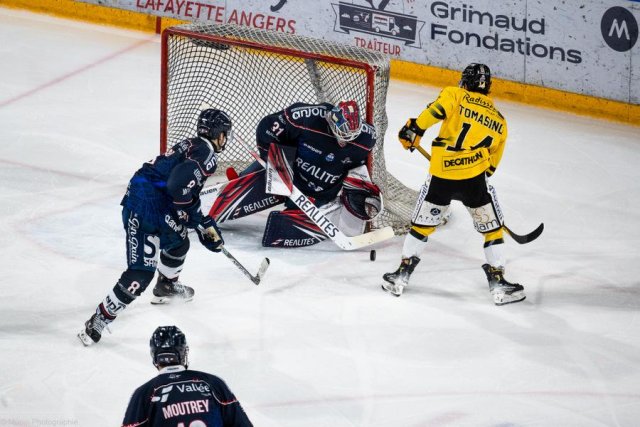 Photo hockey match Angers  - Rouen le 28/12/2023