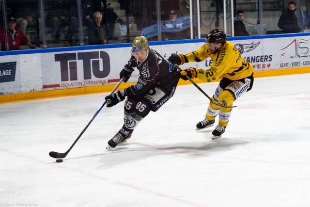 Photo hockey match Angers  - Rouen le 28/12/2023