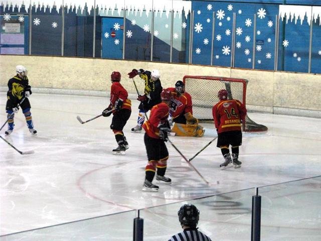 Photo hockey match Besançon - Belfort  le 10/10/2009