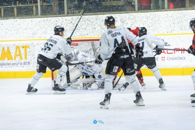 Photo hockey match Chamonix  - Marseille le 03/01/2024