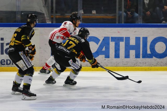 Photo hockey match Rouen - Nice le 03/01/2024