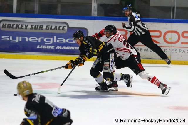 Photo hockey match Rouen - Nice le 03/01/2024