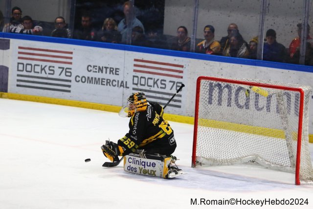 Photo hockey match Rouen - Nice le 03/01/2024
