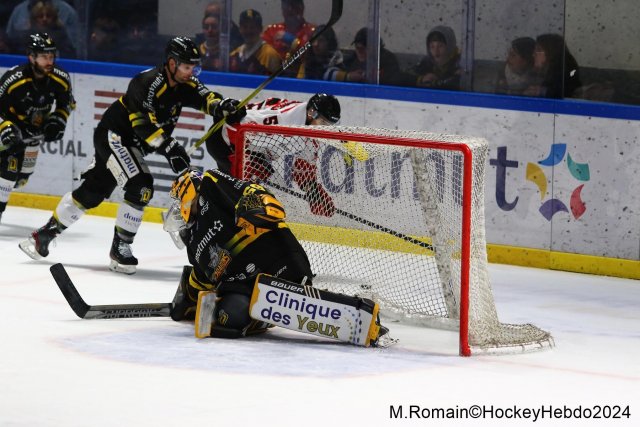 Photo hockey match Rouen - Nice le 03/01/2024