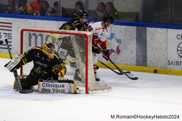 Photo hockey match Rouen - Nice le 03/01/2024