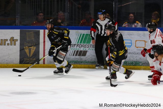 Photo hockey match Rouen - Nice le 03/01/2024