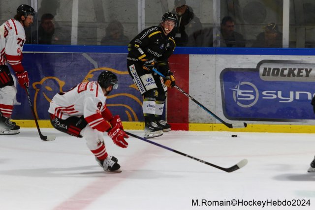 Photo hockey match Rouen - Nice le 03/01/2024