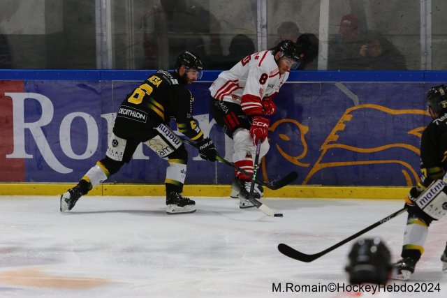 Photo hockey match Rouen - Nice le 03/01/2024