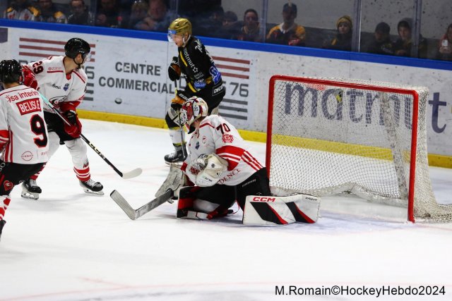 Photo hockey match Rouen - Nice le 03/01/2024