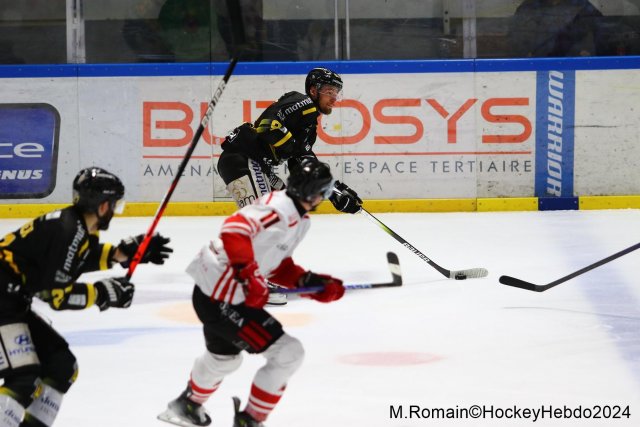 Photo hockey match Rouen - Nice le 03/01/2024