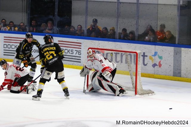 Photo hockey match Rouen - Nice le 03/01/2024