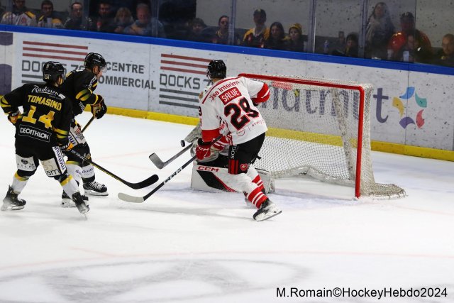 Photo hockey match Rouen - Nice le 03/01/2024