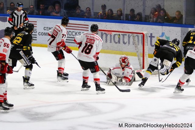 Photo hockey match Rouen - Nice le 03/01/2024