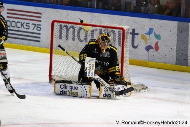 Photo hockey match Rouen - Nice le 03/01/2024