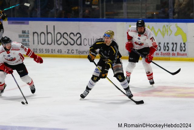 Photo hockey match Rouen - Nice le 03/01/2024