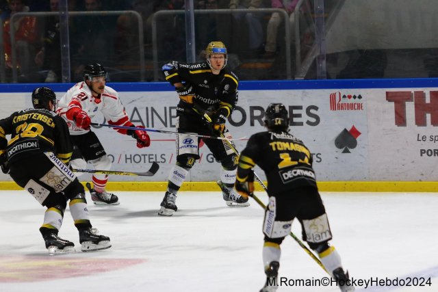 Photo hockey match Rouen - Nice le 03/01/2024