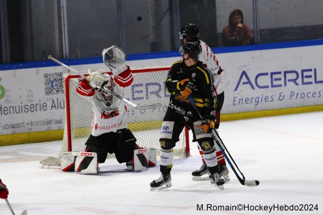 Photo hockey match Rouen - Nice le 03/01/2024