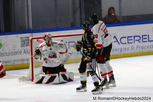 Photo hockey match Rouen - Nice le 03/01/2024
