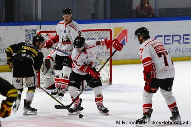 Photo hockey match Rouen - Nice le 03/01/2024