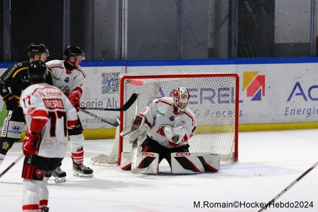 Photo hockey match Rouen - Nice le 03/01/2024