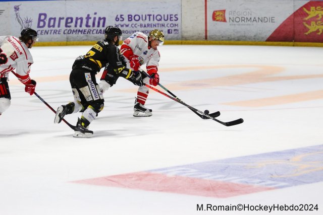 Photo hockey match Rouen - Nice le 03/01/2024